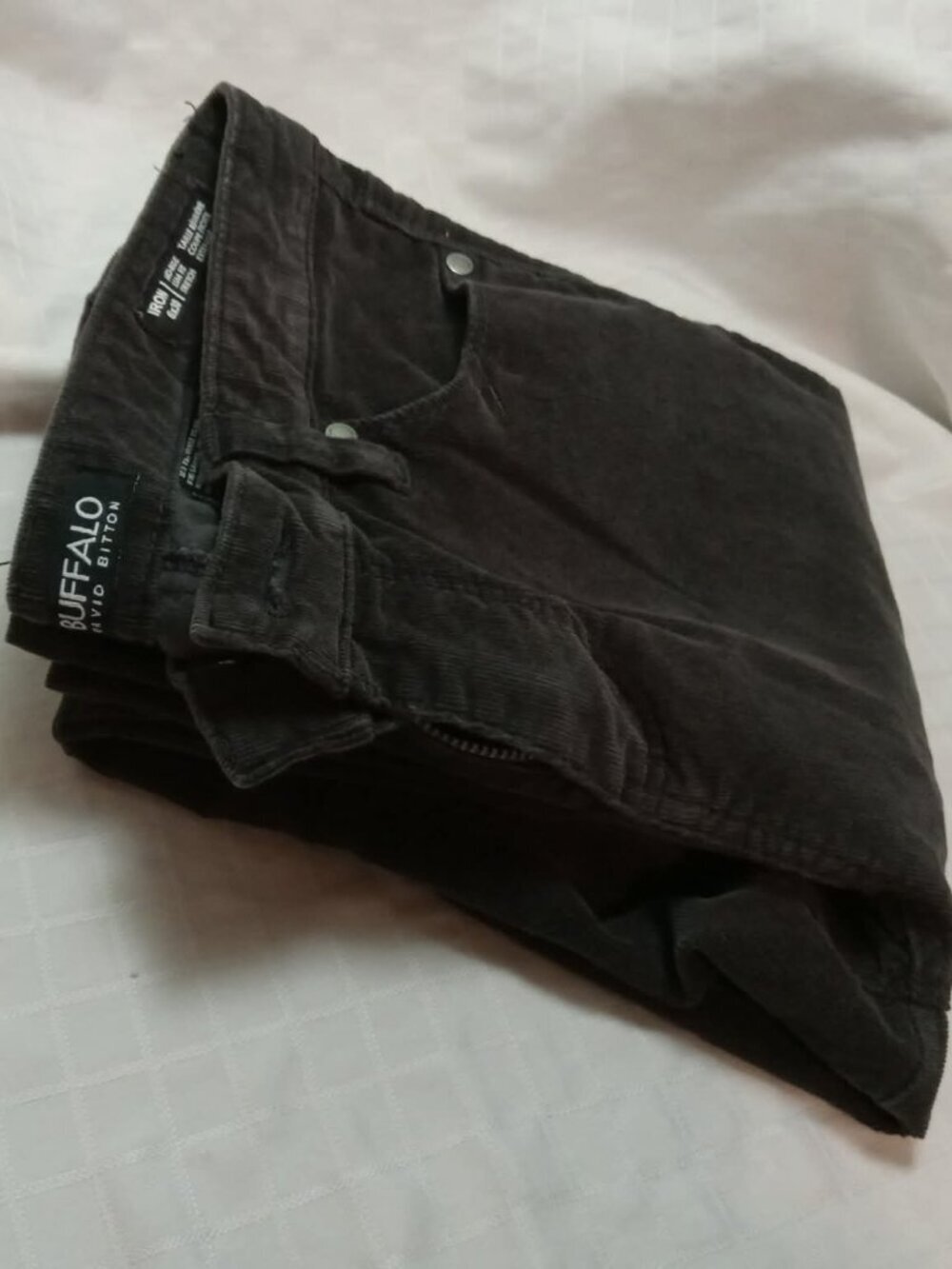 Vintage purple-ish brown Buffalo David Bitton corduroy pants Straight legs